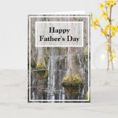 Sümpfe Foto Vatertag Karte (Gelbe Blume)