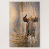 Sumpfente | Küstenwildtierkunst | Puzzle (Vertikal)
