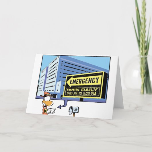 Sumpfente wird bald gut karte (Vorderseite)