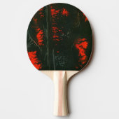 "Sumpffeuer #1" Abstrakt Ping Pong Paddle Tischtennis Schläger (Rückseite)