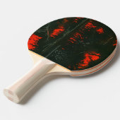 "Sumpffeuer #1" Abstrakt Ping Pong Paddle Tischtennis Schläger (Vorderseite)
