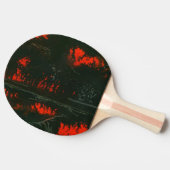 "Sumpffeuer #1" Abstrakt Ping Pong Paddle Tischtennis Schläger (Seitenansicht)