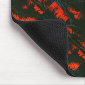 "Sumpffeuer #1" Abstraktes Design-Mousepad Mousepad (Ecke)