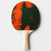 "Sumpffeuer #2" Abstrakt Ping Pong Paddle Tischtennis Schläger (Rückseite)