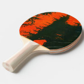 "Sumpffeuer #2" Abstrakt Ping Pong Paddle Tischtennis Schläger (Vorderseite)