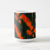 "Sumpffeuer #2 geteert" Abstrakte Design-Tasse Kaffeetasse (Mittel)