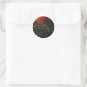 "Sumpffeuer #3" Abstract Design Sticker (Tasche)