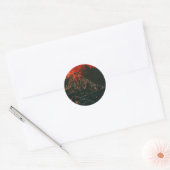 "Sumpffeuer #3" Abstract Design Sticker (Umschlag)