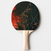"Sumpffeuer #3" Abstrakt Ping Pong Paddle Tischtennis Schläger (Vorderseite)