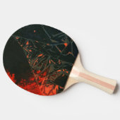 "Sumpffeuer #3" Abstrakt Ping Pong Paddle Tischtennis Schläger (Seitenansicht)