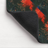 "Sumpffeuer #3" Abstraktes Design-Mousepad Mousepad (Ecke)