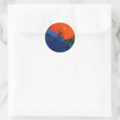 "Sumpffeuer #4" Abstract Design Sticker (Tasche)