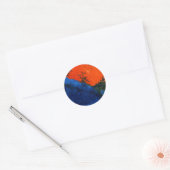 "Sumpffeuer #4" Abstract Design Sticker (Umschlag)