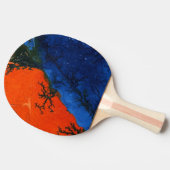 "Sumpffeuer #4" Abstrakt Ping Pong Paddle Tischtennis Schläger (Seitenansicht)