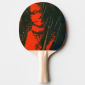 "Sumpffeuer #4" Abstrakt Ping Pong Paddle Tischtennis Schläger (Rückseite)