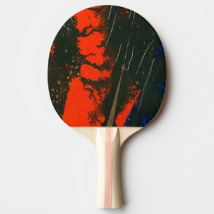 "Sumpffeuer #4" Abstrakt Ping Pong Paddle Tischtennis Schläger