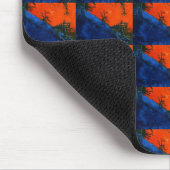 "Sumpffeuer #4" geteerte abstrakte Design-Mousepad Mousepad (Ecke)