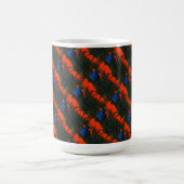 "Sumpffeuer #5 gepflastert" Abstrakte Design-Tasse Kaffeetasse (Mittel)