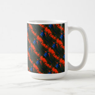 "Sumpffeuer #5 gepflastert" Abstrakte Design-Tasse Kaffeetasse