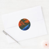 "Sumpffeuer #6" Abstract Design Sticker (Umschlag)