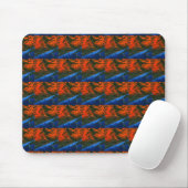 "Sumpffeuer #6" Abstraktes Design-Mousepad Mousepad (Mit Mouse)