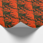 "Sumpffeuer #8" Abstraktes Design-Umschlagpapier Geschenkpapier (Ecke)