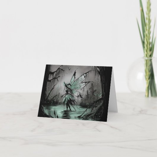 Sumpfföche Feiertagskarte (Vorderseite)