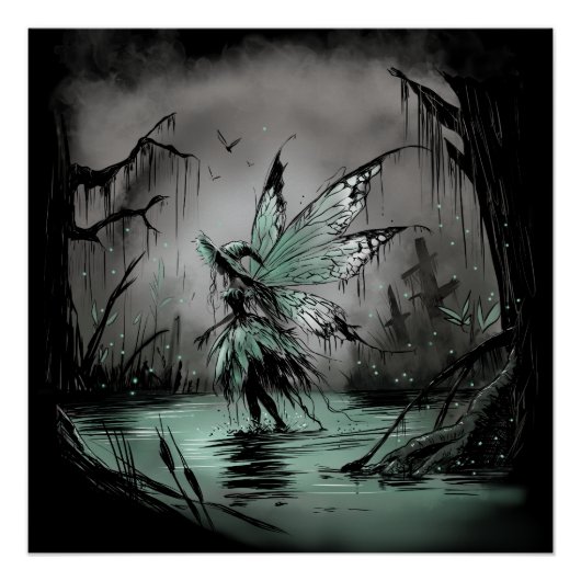 Sumpfföche Poster (Vorderseite)