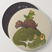 Sumpffolke Button (Vorne & Hinten)