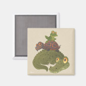 Sumpffolke Magnet (Vorderseite/Rückseite)