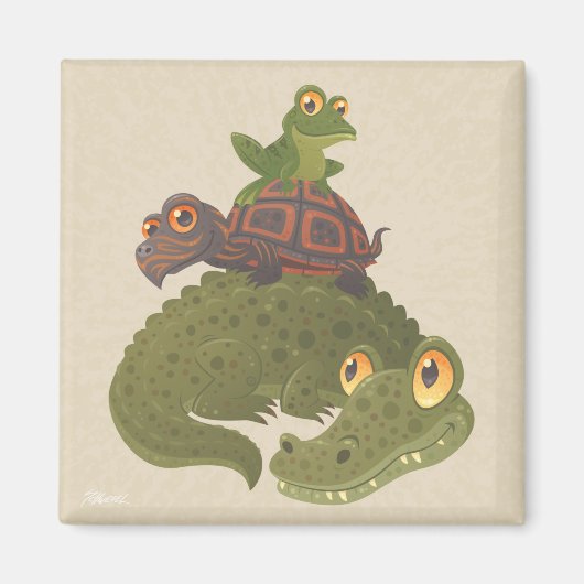 Sumpffolke Magnet (Vorne)