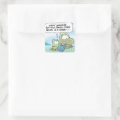 Sumpffrösche-Legensticker Quadratischer Aufkleber (Tasche)