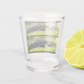 Sumpfgebiet-AlligatorSchnapsglas Schnapsglas (Rückseite)