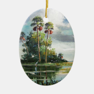 Sumpfgebiet-Kunst Keramikornament