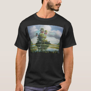 Sumpfgebiet-Kunst T-Shirt