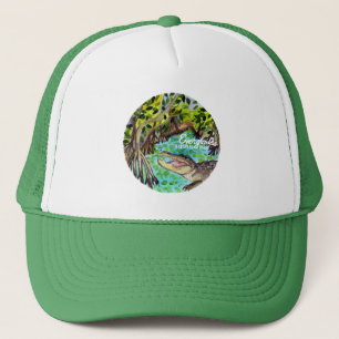 Sumpfgebiet-Nationalpark-Aquarell Truckerkappe