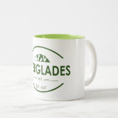 Sumpfgebiet-Nationalpark Zweifarbige Tasse (VorderseiteRechts)