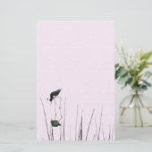 Sumpfgebiet-Vogel-Kunst-Briefpapier Briefpapier (Stehend Vorderseite)