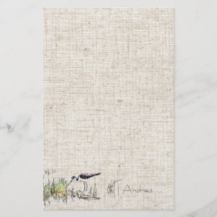 Sumpfgebiet-Vogel-Tier-Tier-Fotografie Briefpapier