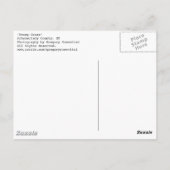 Sumpfgras Postkarte (Rückseite)