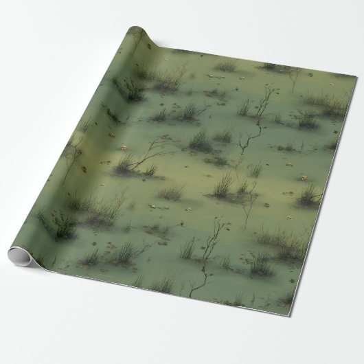 Sumpfhexen-Frühlings-Geschenkpapier Geschenkpapier (Ungerollt)