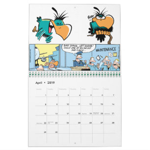 Sumpfkalender für Cartoon Kalender