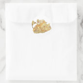 Sumpfkatze Runder Aufkleber (Tasche)
