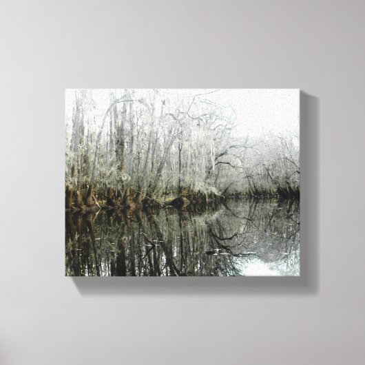 Sumpfland Leinwanddruck (Vorderseite)