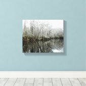 Sumpfland Leinwanddruck (Insitu (Holzboden))