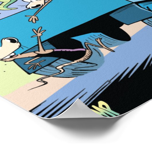 Sumpflöffel Poster (Ecke)