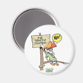 Sumpfluftverkehrsregler Magnet (Vorderseite/Rückseite)