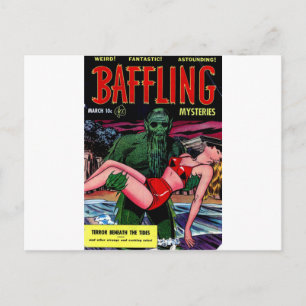 Sumpfmann mit Bart Postkarte