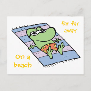 Sumpfmarsch der Frosch-Postkarte Postkarte