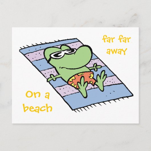 Sumpfmarsch der Frosch-Postkarte Postkarte (Vorderseite)